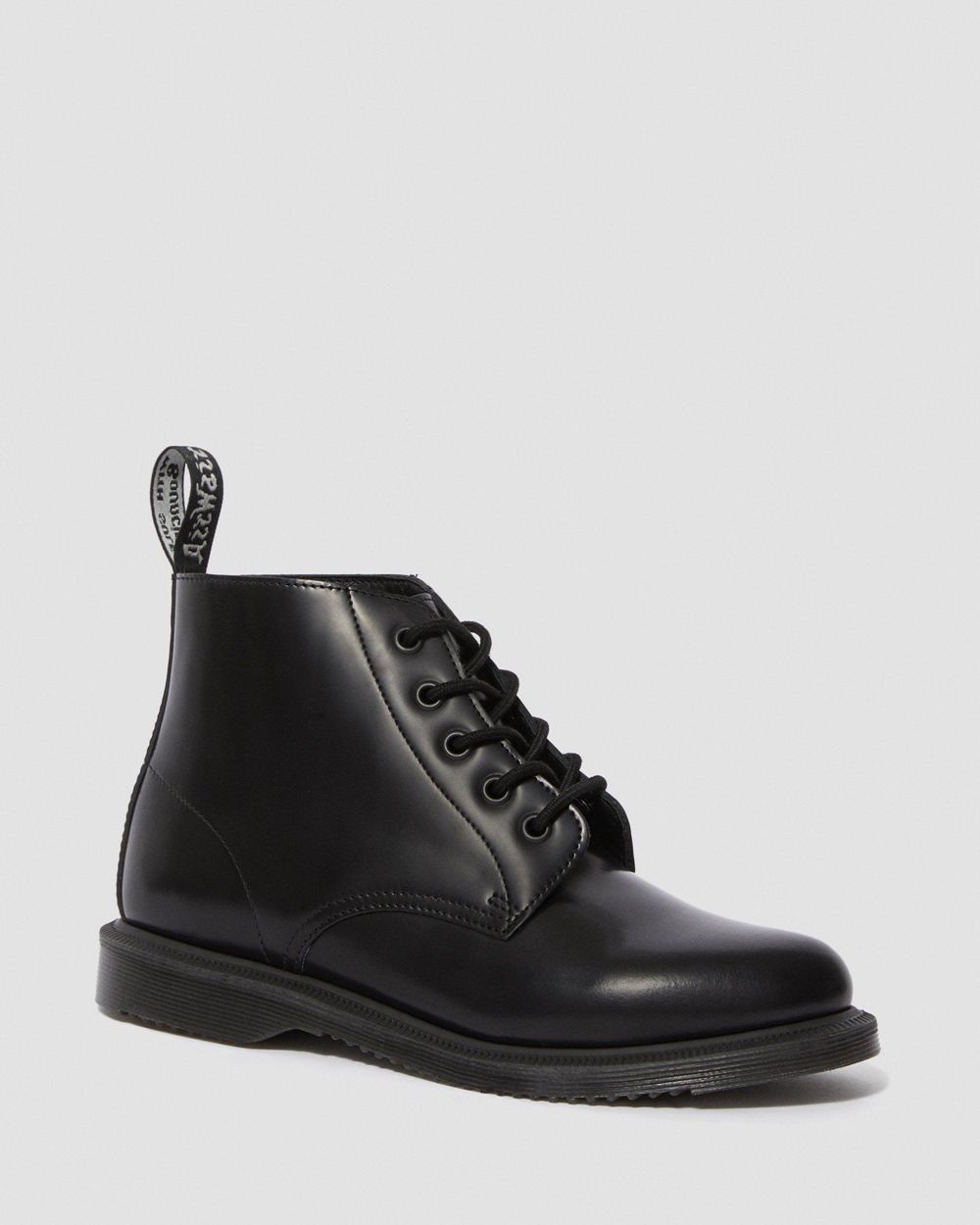 Dr Martens Emmeline Smooth Kožené Lace Up Členkové Topánky Damske ( Čierne ) SK 791-IAMSDC